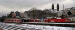 S-Bahn Betrieb in Wuppertal Steinbeck.