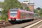 422 035-6 verlässt als S 9 nach Wuppertal Hbf. den Bahnhof Haltern am See 18.7.2016