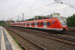 422 076-0 verlässt am 2.7.2017 als S9 von Wuppertal Hauptbahnhof nach Haltern am See den Essener Hauptbahnhof.