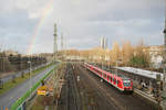 DB Regio 422 021 + 422 xxx // Düsseldorf-Zoo // 2. Januar 2014