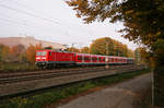 DB Regio 143 045 // Aufgenommen zwischen Leverkusen Chempark und Köln-Stammheim // 29. Oktober 2010