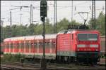 143 304-4 schiebt Ihre S2 durch RE-Sd nach Recklinghausen Hbf.  05.07.2007