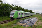 DB 422 043  Bf Hilden  Linie S1, Solingen Hbf  25.05.2024