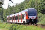 DB 3427 011 als S2 nach Dortmund am BÜ km 107,566 Deininghauser Weg in Castrop-Rauxel 11.7.2024