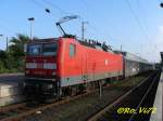 143 587-4 im Schub von der S 5 bis Hagen und ab Hagen als S 8 nach Mnchengladbach. Witten Hbf. 06.10.2007.