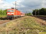 143 553-6 mit S 5 (Hagen-Dortmund). Witten Hbf. 12.07.2008.