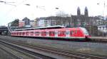 422 029 in Wuppertal-Steinbeck am 19.1.2009  Es ist der 1 Einsatztag auf der S 9 im Vrr