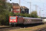 BR 143 288 E-West Bf am 09.04.2011 als ET 422 Ersatzverkehr und es wirkt irgendwie frher,da totgesagte oft lnger leben als gedacht.