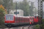 In der Nacht vom 15.10.13 auf den 16.10.13 kollidierte 143 241 mit ihrer S6 nach Köln-Nippes im Bahnhof Essen-Werden mit Locon 262 005(214 005) und einem Bauwagen.