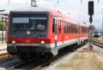 da die bayrischen Kollegen von DB Regio Bayern wohl genung 628er hatten, haben sie mal eben schnell 628 245-2 an die Ostseekste nach Mecklenburg-Vorpommern geschickt,Auf Gleis 5 hat die S3 von