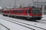 628 659 steht als S1 von Rostock Hbf nach Warnemnde im Rostocker Hbf.08.12.2012 