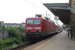 DB Rostocker S-Bahn S1 BR 143 (143 841-5) Rostock-Parkstrasse am 19.