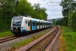 DB Regio S-Bahn Stuttgart 423 522 am 10.07.24 in Stuttgart Zuffenhausen vom Bahnsteig aus fotografiert 