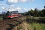 420 471 + 420 450 als S6 nach Weil der Stadt bei Stuttgart-Weilimdorf. Aufgenommen am 03.10.2012.