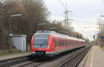 Am 21.02.2020 erreicht ein von 420 092 angeführter Vollzug als S2 Filderstadt-Schorndorf den Haltepunkt Beutelsbach. 