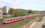 Von 430 088 geführter Langzug als S1 Kirchheim-Herrenberg am 03.09.2020 in Oberesslingen. 