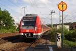 430 573-6 bei der Einfahrt in Rohr als S2 nach Schorndorf am 12.06.2014.