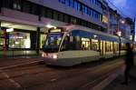 Wagen 1006 auf der Linie 1 Richtung Siedlerheim in der Haltestelle  Kaiserstrae  (07.11.2008).