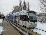 Dieses Foto zeigt die Saarbahn,die Saarbrcker Kindern gewidmet ist.