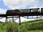 99 1788 auf dem Oberwiesenthaler Viadukt (26. Juni 1991)