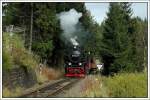 99 7241 bespannte am 9.10.2007 den Zug 8903 vom Brocken nach Eisfelder Talmhle.