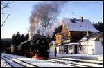 997231 fährt hier mit dem P 14404 am 10.12.1991 um 11.28 Uhr in Drei Annen Hohne ab.