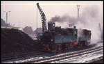 HSB Mallets Lok 11 und Lok 13 werden am 19.2.1994 im BW Wernigerode bekohlt.