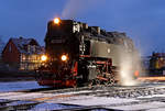 99 7240 der HSB in Wernigerode am 16.12.2018