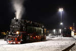 99 7247 der HSB in Wernigerode am 16.12.2018