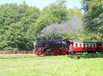 Nach einer Fahrt zu den Gleisen der Rübelandbahn und einem sehr schmackhaften ergiebigen Mittagessen in der Bahnhofsgaststätte Güntersberge ! ging es dem Zug 8965 entgegen, der ja nun