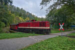 199 874 war am 05.10.2024 mit Zug 8935 unterwegs von Wernigerode zum Brocken.