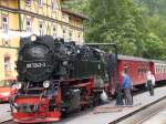 99 7242-3 in Eisfelder Talmhle beim Wasserfassen
am 30.06.2007