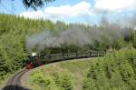 99 5901 und 99 5902 mit dem Traditionszug im Drngetal am 22.05.09