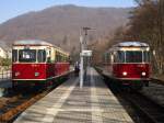 VT 187 011-2 und VT 187 013-2 am 20.03.15 in Ilfeld