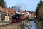 99 5906-5 als HSB 8916 Hasselfelde - Harzgerode am 08.03.2015 in Straßberg