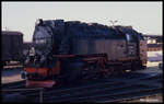 997235 am 17.3.1990 im BW Wernigerode der Harzer Schmalspurbahnen.
