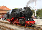 99 2323-6 beim Rangieren am 13.09.2020 in Kühlungsborn West.