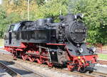 99 2324-4 stand am 23.09.2023 in Bad Doberan 