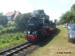 99 2324 mit Sonderzug am 11.7.09 aus Khlungborn West 