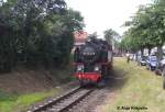 99 2322 bei der Ausfahrt in Khlungsborn West am 11.07.09