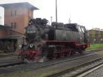 99 2323 in Khlungsborn West beim Wasser tanken am 1.5.2010