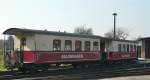 Salonwagen der Mecklenburgischen Bderbahn Molli abgestellt im Bahnhof Bad Khlungsborn-West (26.03.2007)