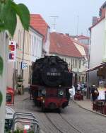 99 2321 in der Mollistrae Bad Doberan, 16.06.06