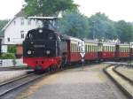 99 2323 bei der Einfahrt in den Bhf Khlungsborn, 16.06.06