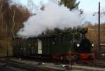 IK No 54 rangiert am 29.11.09 im Bahnhof Jhstadt.