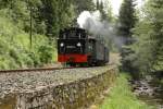 99 4511 ist am 13.06.2011 zwischen Jhstadt und Schmalzgrube unterwegs. 

