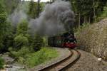 99 4511 ist am 13.06.2011 zwischen Schmalzgrube und Jhstadt unterwegs. 

