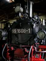 750 mm-Schmalspur-Dampflokomotive der Traditionsbahn Radebeul am 20.