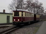 137 322 der Zittauer Schmalspurbahn  wird am 26.