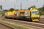 Alpha Rail Team Schienenfräszug mit Schienenfräsmaschine SF03-FFS in Haltern am See 18.7.2016